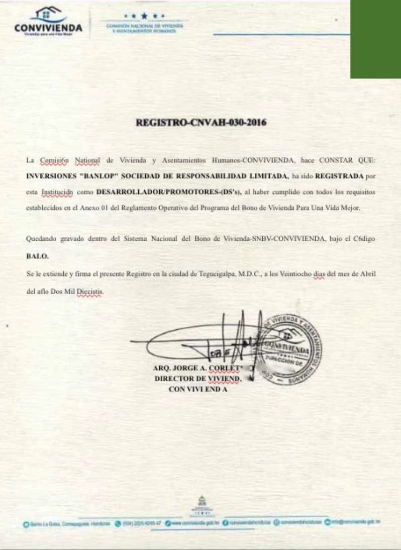 Acreditación Convivienda